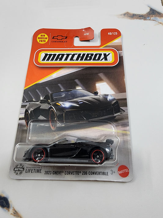 Matchbox: 2023 Chevy Corvette Z06 Convertible - Unleash the Open-Air Beast!