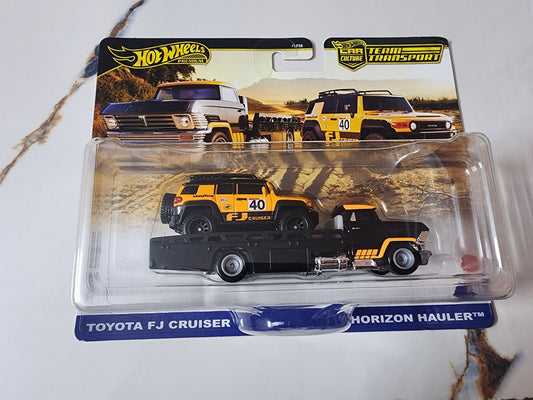 Hot Wheels Team Transport : Toyota FJ Cruiser and Horizon Hauler