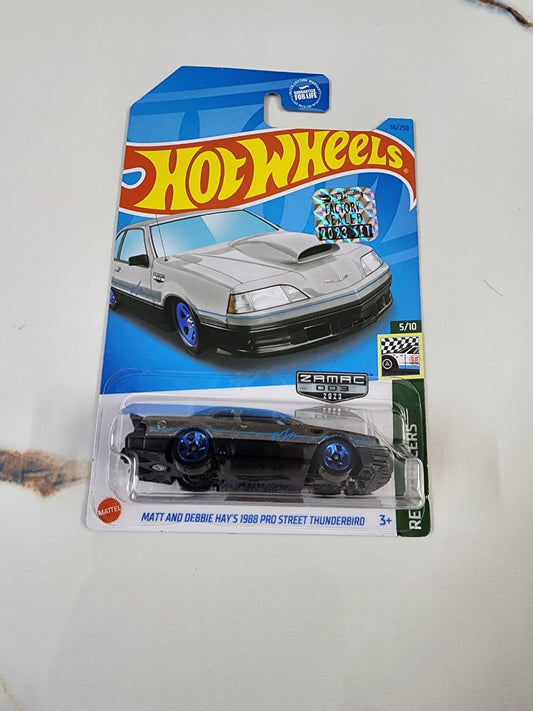 Hot Wheels Zamac 003 : Matt And Debbie Hays 1988 Pro Street Thunderbird (Factory Sealed  2023) (With Free Card Protector)