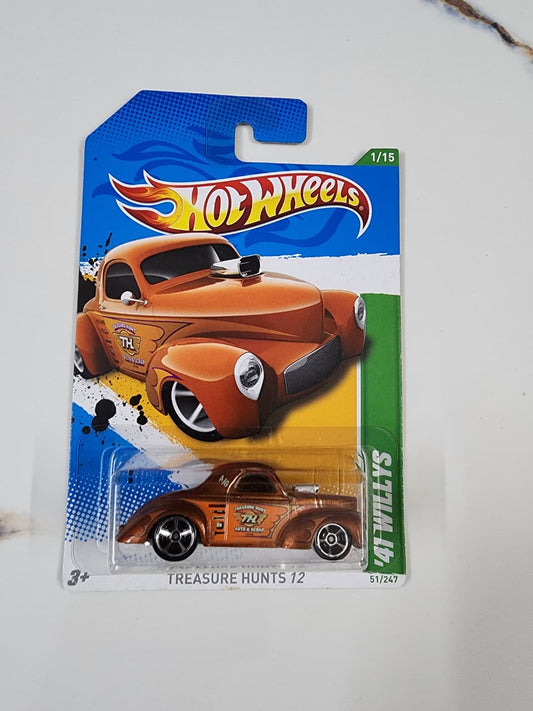 Hot Wheels Treasure Hunts 12 : 41 Willys (With Free Card Protector)