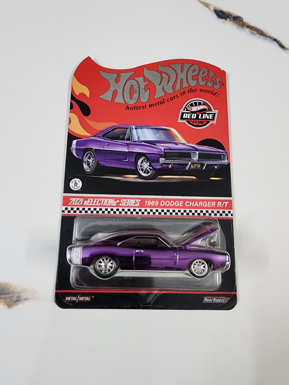 Hot Wheels RLC 2021 selections Series  : 1969 Dodge Charger R/T (With Free Card Protector)