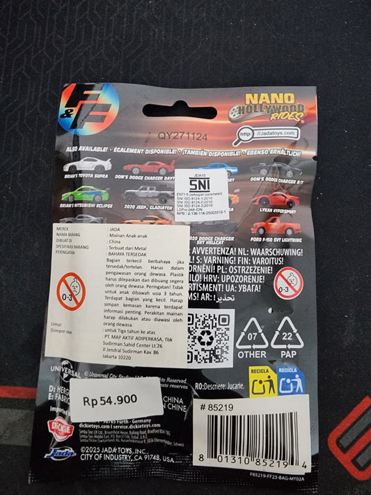 Jada Nano Hollywood Rides : Fast & Furious Mystery pack