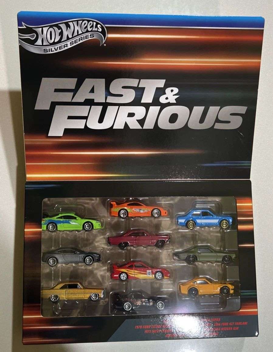 HOT WHEELS Silver series : Fast & Furious 10 pack