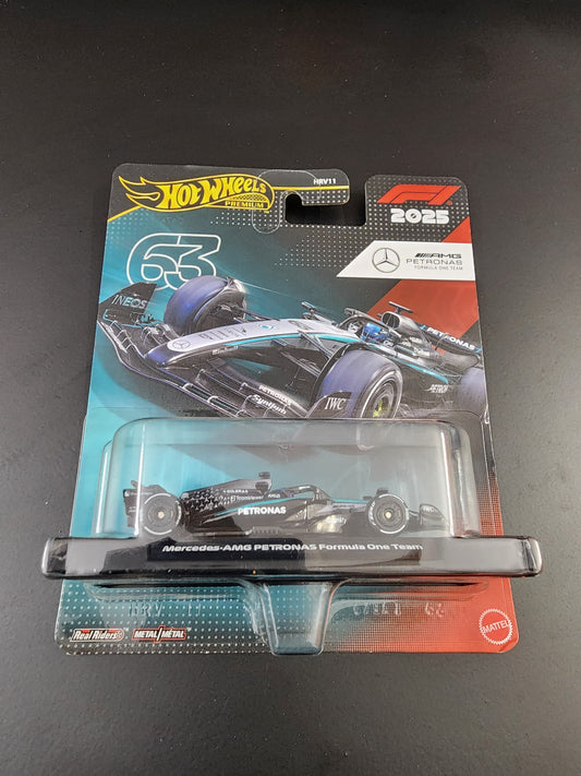 Hot Wheels Premium Formula 1 2025 - Mclaren Formula 1 team (#4),Mclaren Formula 1 team (#81)& Mercedes AMG Petronas Formula 1 team(# 63)