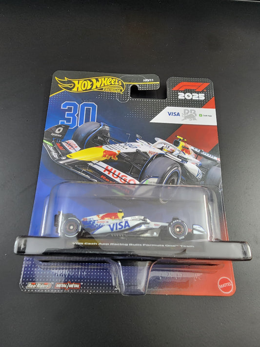 Hot Wheels Premium Formula 1 2025 - Mclaren Formula 1 team (#4),Mclaren Formula 1 team (#81)& Visa Cash App Racing Bulls Formula one Team (#30)
