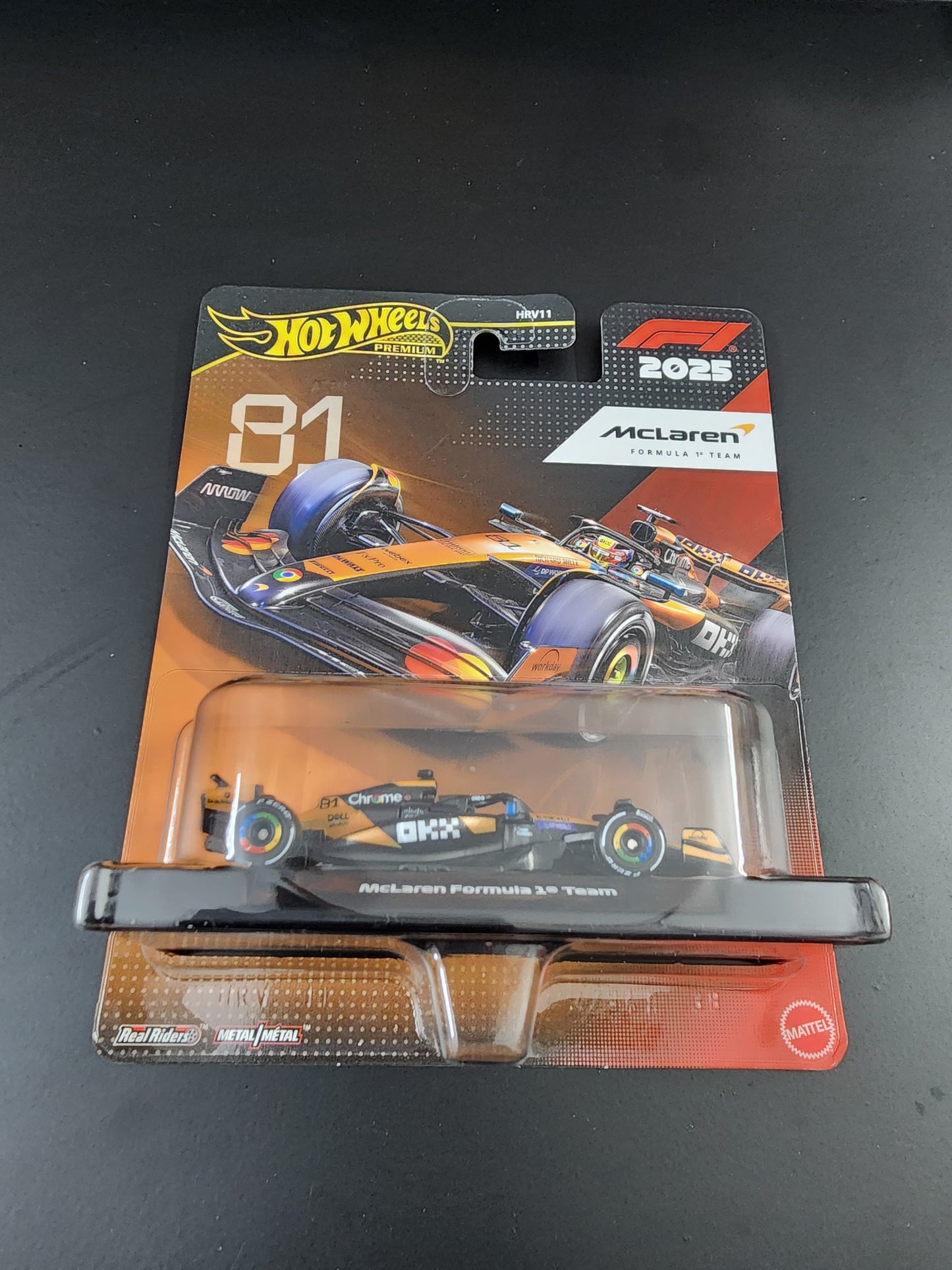 Hot Wheels Premium Formula 1 2025 - Mclaren Formula 1 team (#4),Mclaren Formula 1 team (#81)& Mercedes AMG Petronas Formula 1 team(# 63)