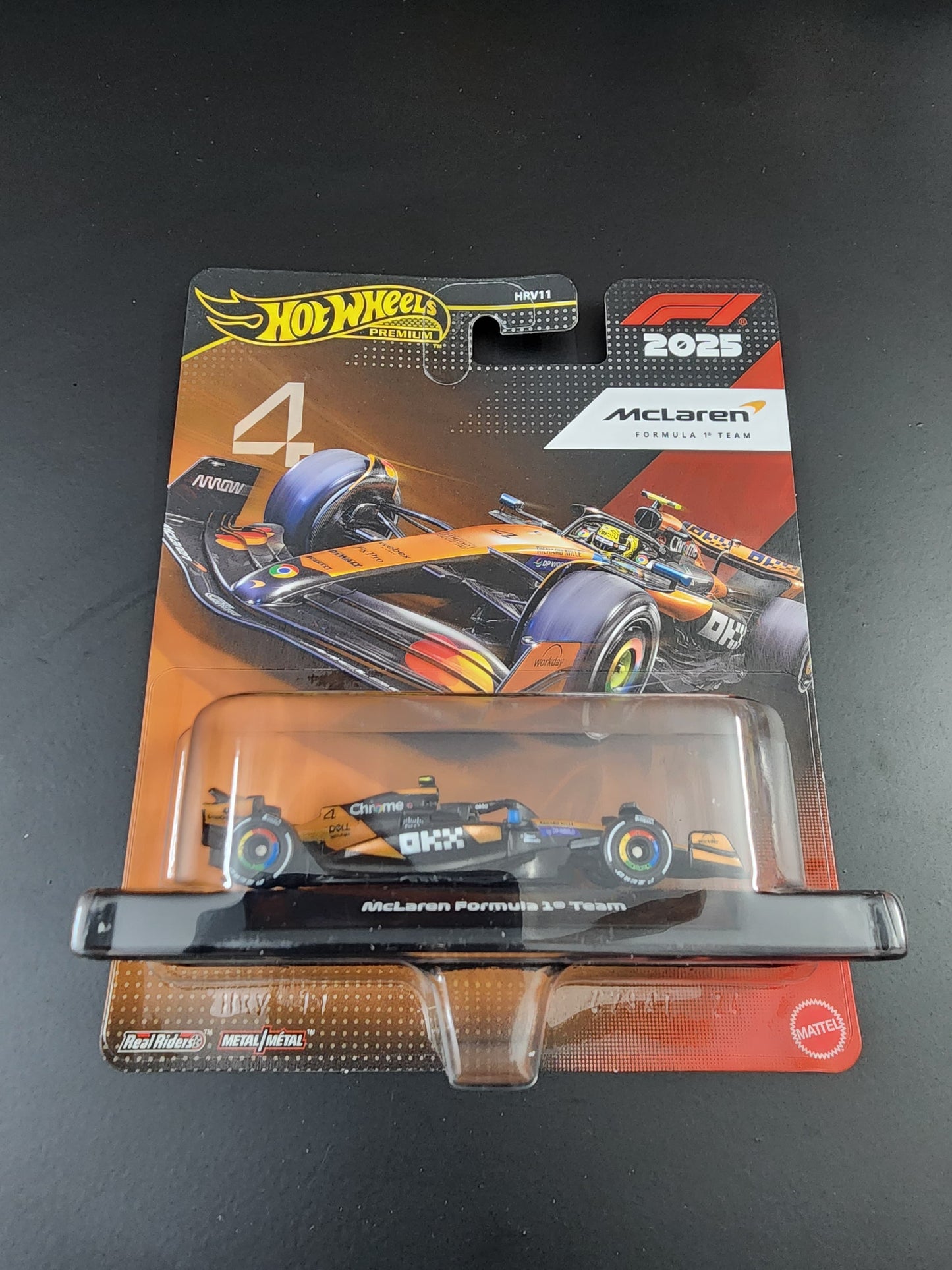 Hot Wheels Premium Formula 1 2025 - Mclaren Formula 1 team (#4),Mclaren Formula 1 team (#81)& Mercedes AMG Petronas Formula 1 team(# 63)