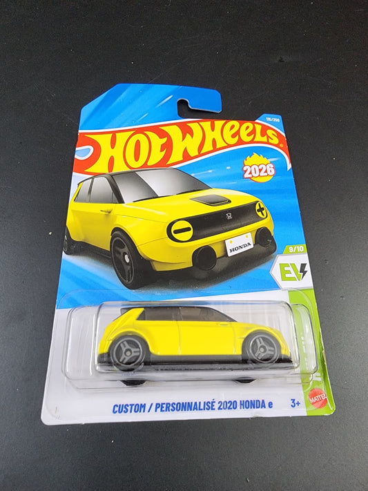 Hot Wheels Mainline E Case 2026: Custom / Personnalise 2020 Honda e