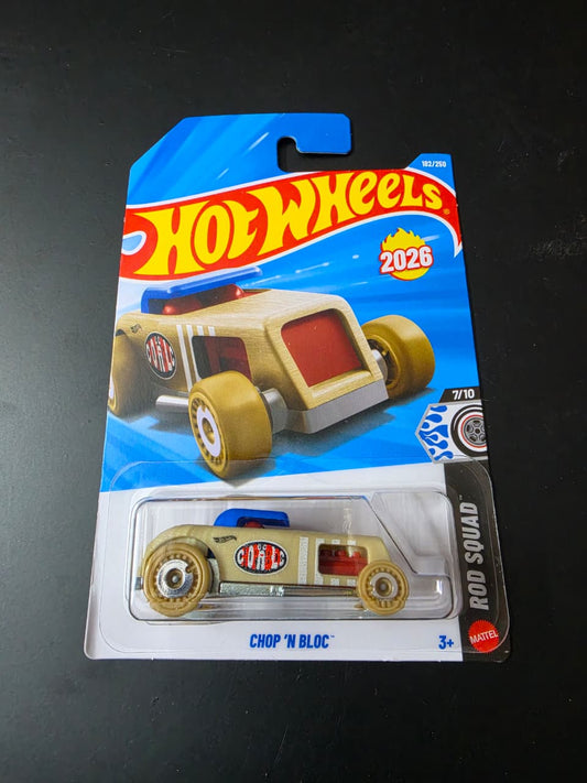 Hot Wheels Mainline J Case 2026 : Chop N Bloc - Zoomsters India