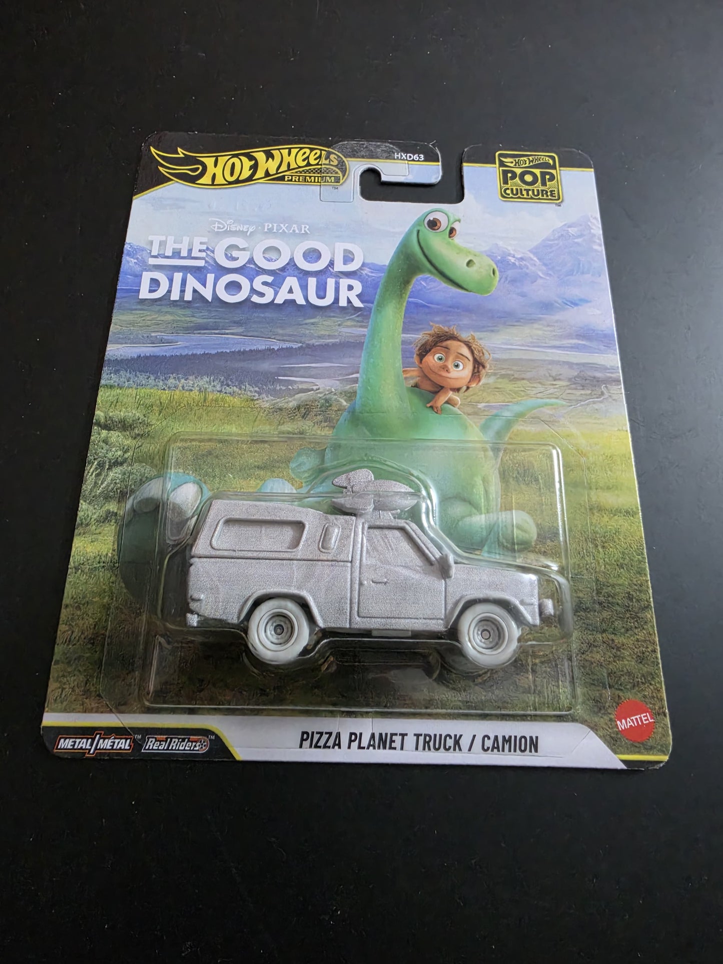 Hot Wheels Premium 2026 Pop Culture Set of 5 Real Riders Die-Cast Cars — Forza, Simpsons, Stranger Things, Onward, Good Dinosaur (HXD63)