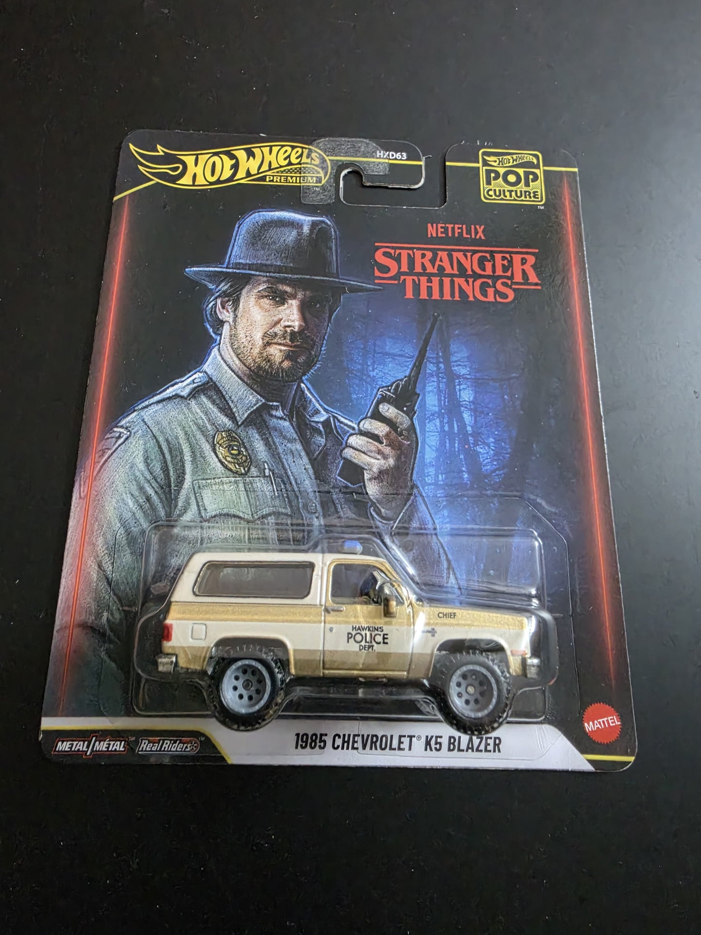 Hot Wheels Premium 2026 Pop Culture Set of 5 Real Riders Die-Cast Cars — Forza, Simpsons, Stranger Things, Onward, Good Dinosaur (HXD63)