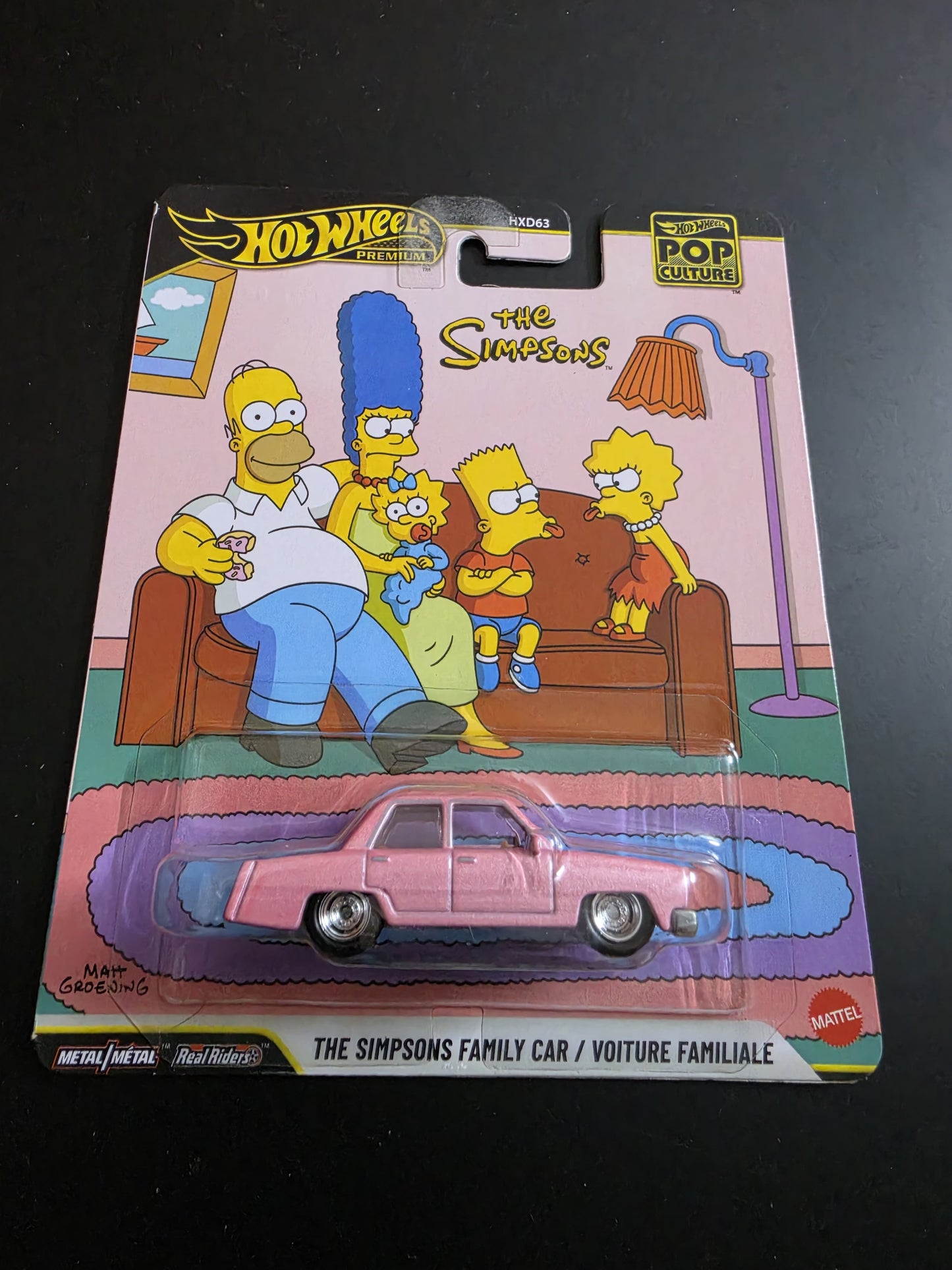 Hot Wheels Premium 2026 Pop Culture Set of 5 Real Riders Die-Cast Cars — Forza, Simpsons, Stranger Things, Onward, Good Dinosaur (HXD63)