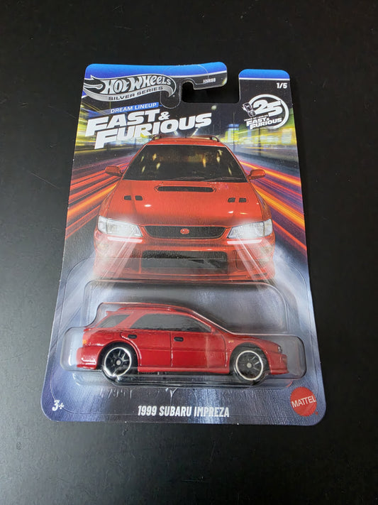 Hot Wheels Fast & Furious Dream Lineup Set of 5 | Silver Series ( Imported ) - Zoomsters India
