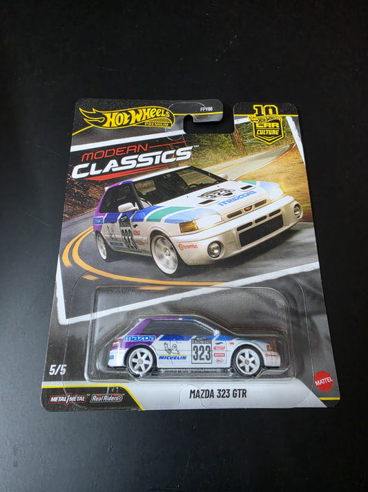 Hot Wheels Premium Mazda 323 GTR Modern Classics ( Imported ) - Zoomsters India