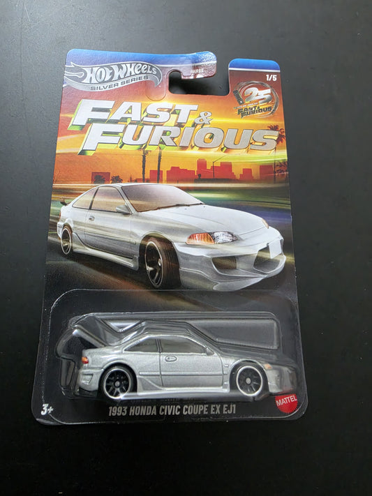 Hot Wheels Silver Series 2026 : Fast & Furious Silver Anniversary Set(Set of 5) - Zoomsters India