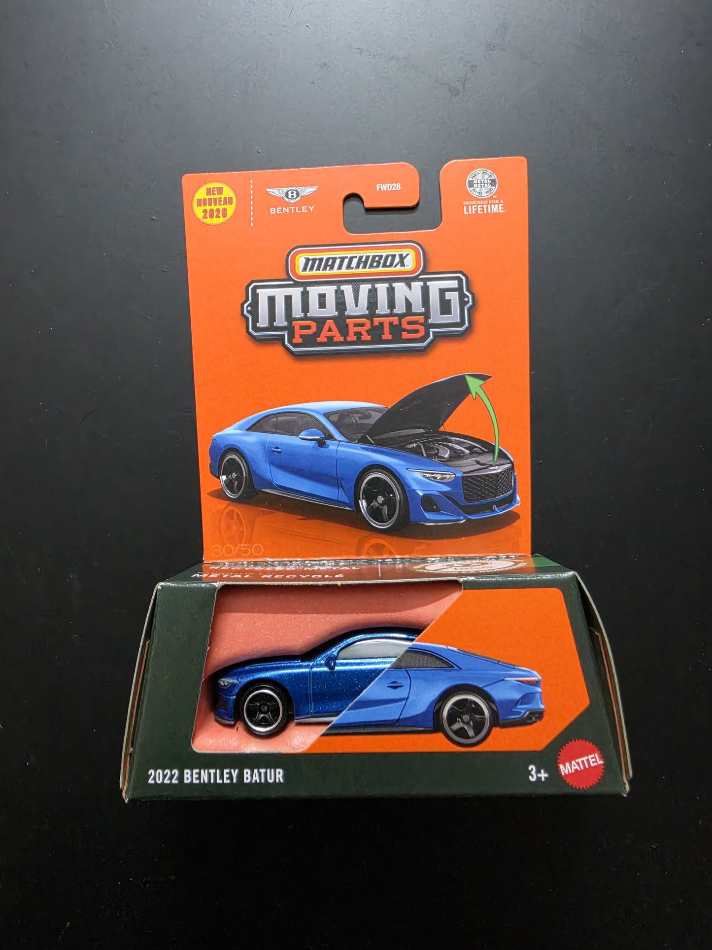 Matchbox Moving Parts 2026 : 2022 Bentley Batur