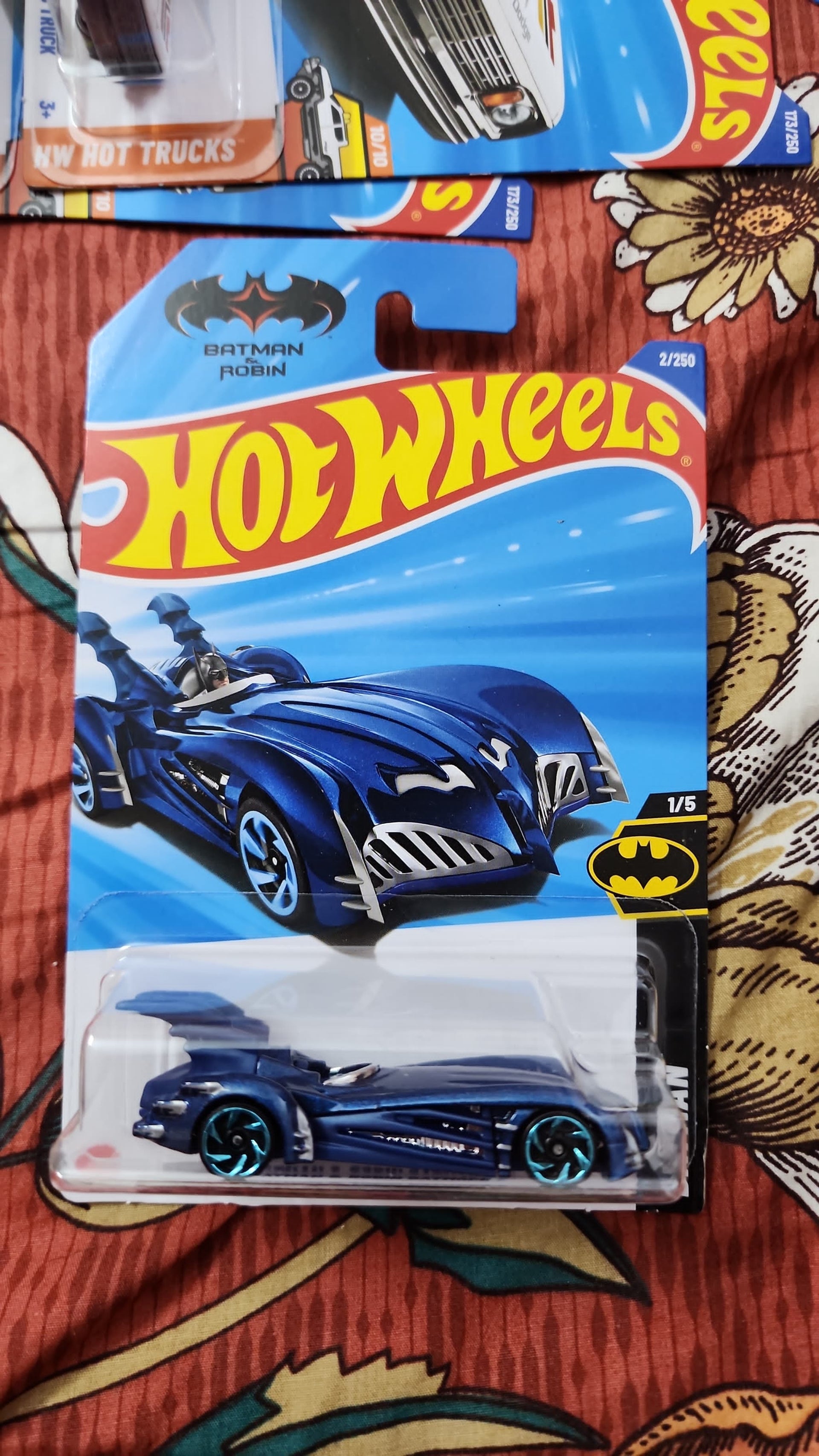 Hot Wheels Batman Robin Batmobile (Blue) 2025