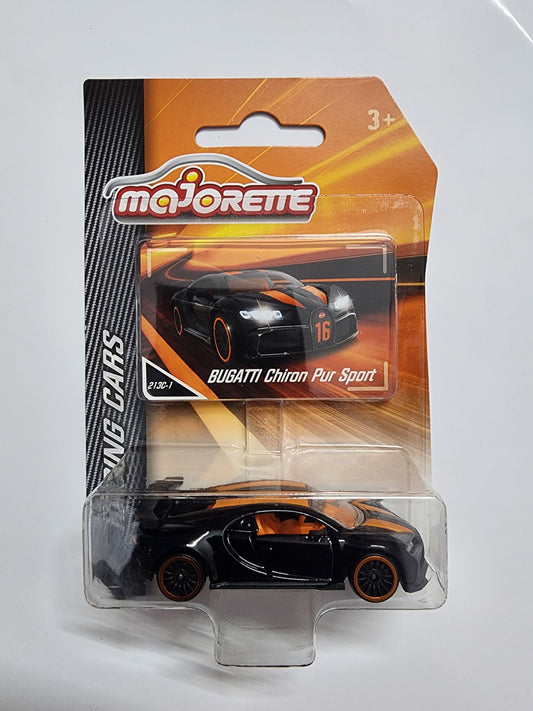Majorette Racing Cars : Bugatti Chiron Pur Sport (Black )