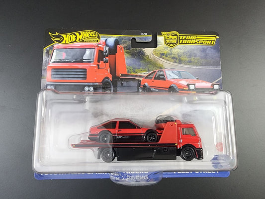 Hot Wheels Team Transport 2026 2-Pack Set – Ferrari & Toyota AE86 Edition