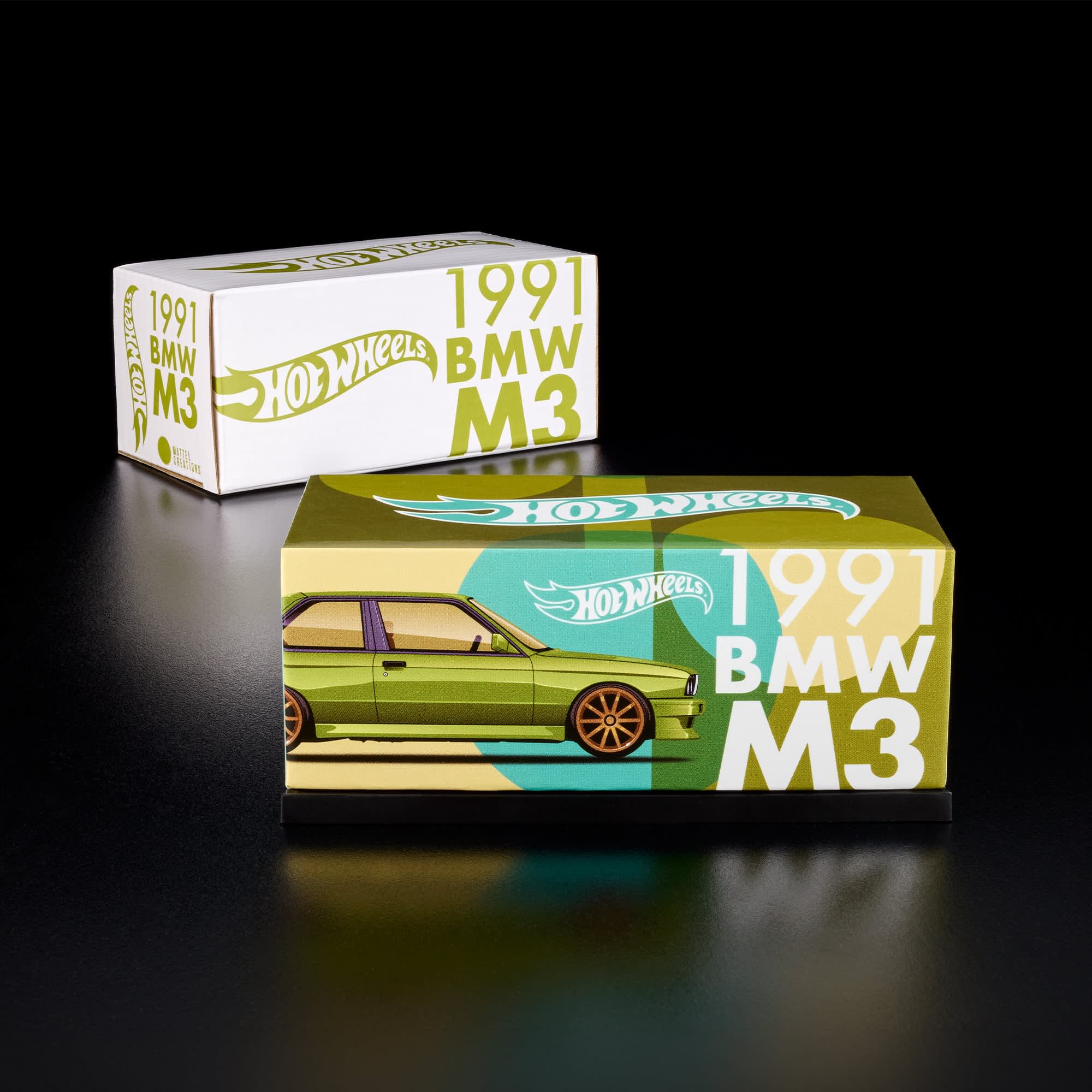 Hot Wheels 1991  M3 RLC 緑。 Hot Wheels RLC Exclusive 1991 BMW M3 – Zoomsters India