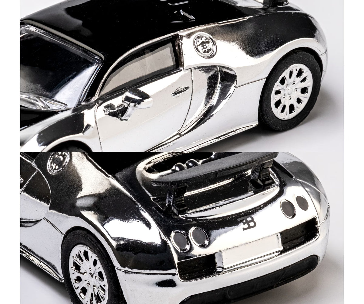 Majorette Collection Edition Set : 2005 Bugatti Veyron 16.4 Super Sport and 1976 Chevrolet Corvette Stingray