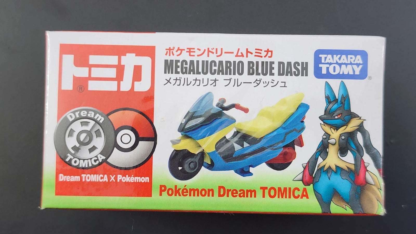 Takara Tomy Pokémon Dream Tomica Mega Lucario Blue Dash