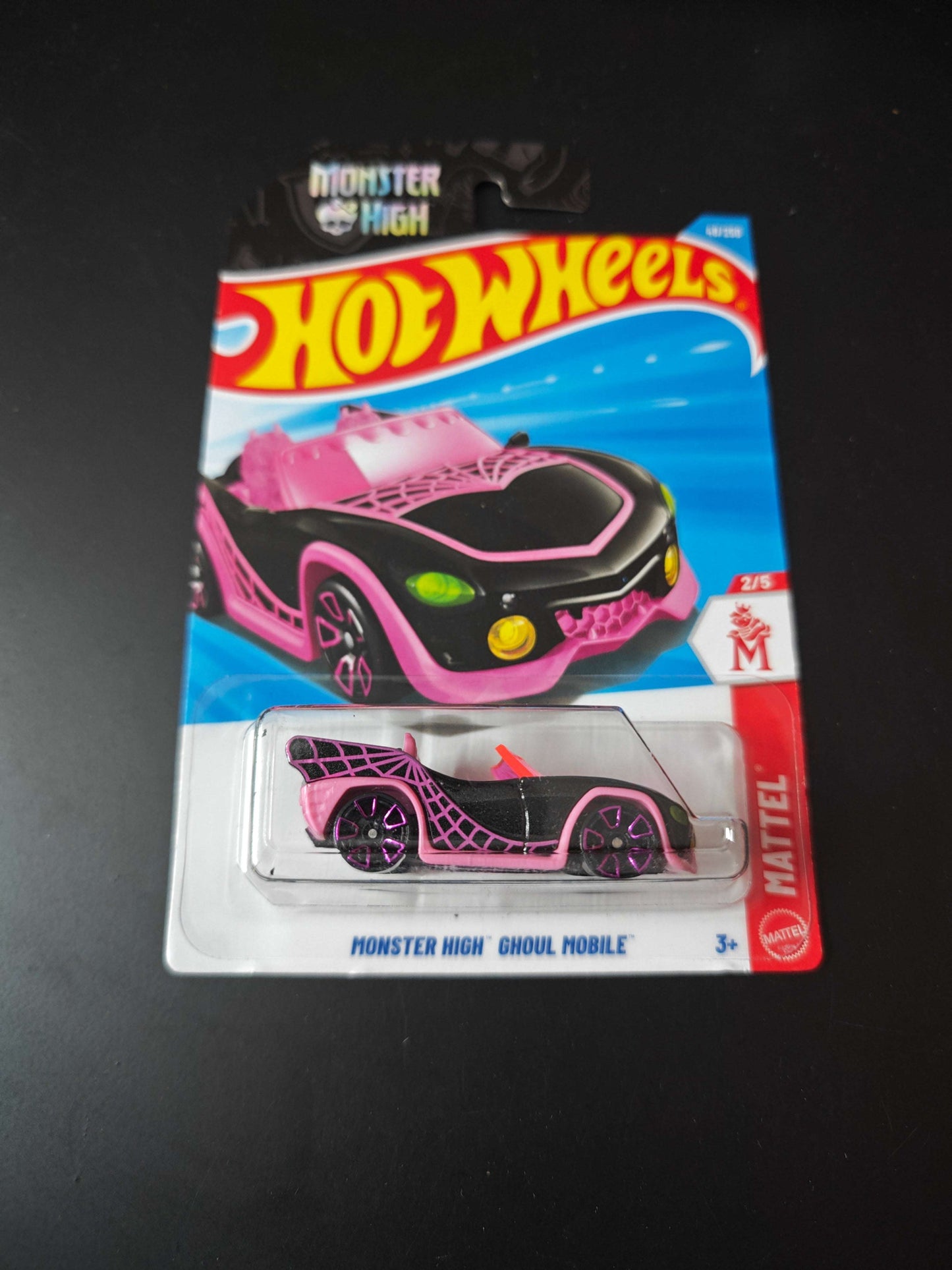 Hot Wheels Mainline H Case 2026: Monster High Ghoul Mobile
