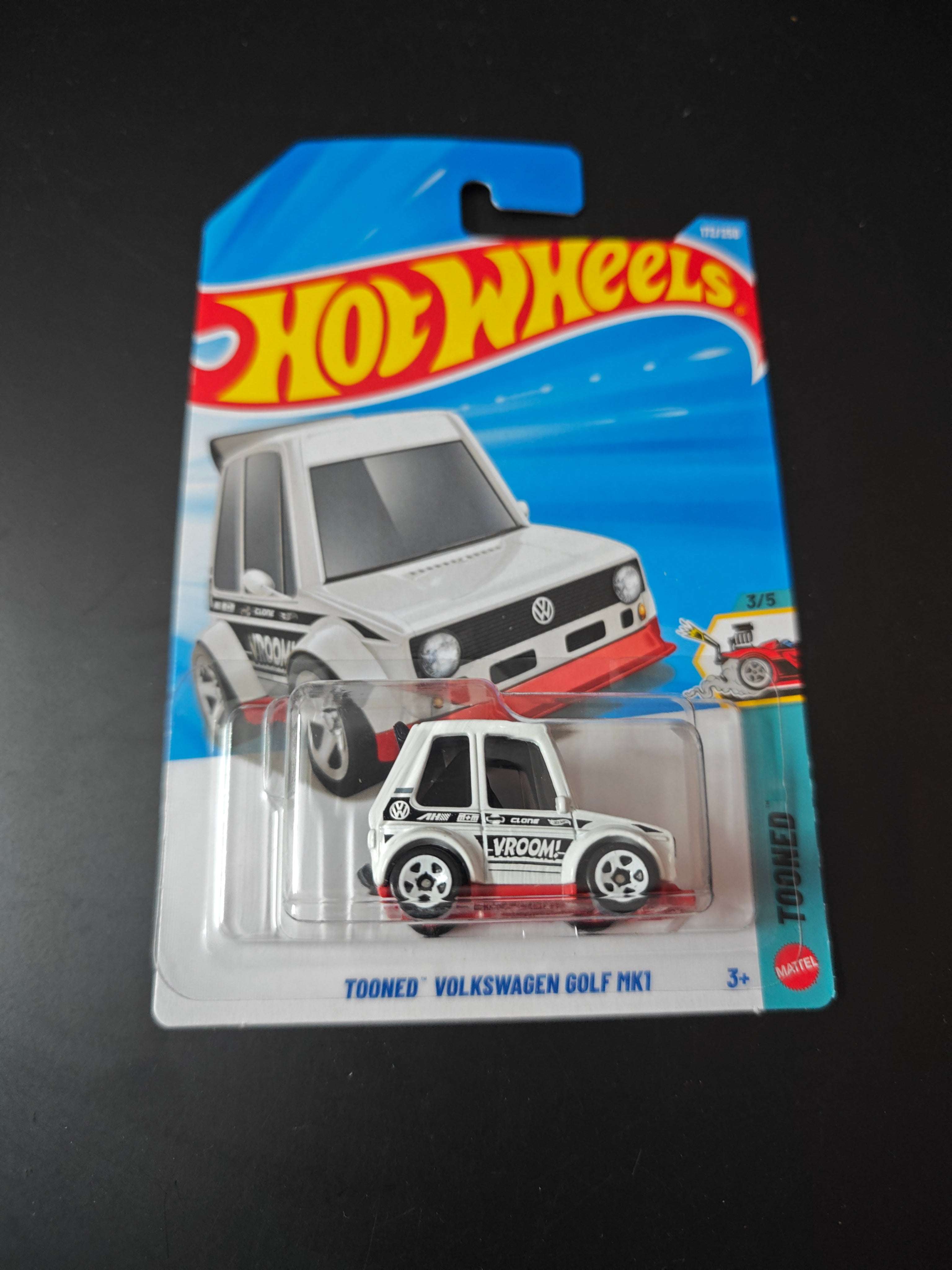 Hot Wheels Mainline H Case 2026: Tooned Volkswagen Golf MK1
