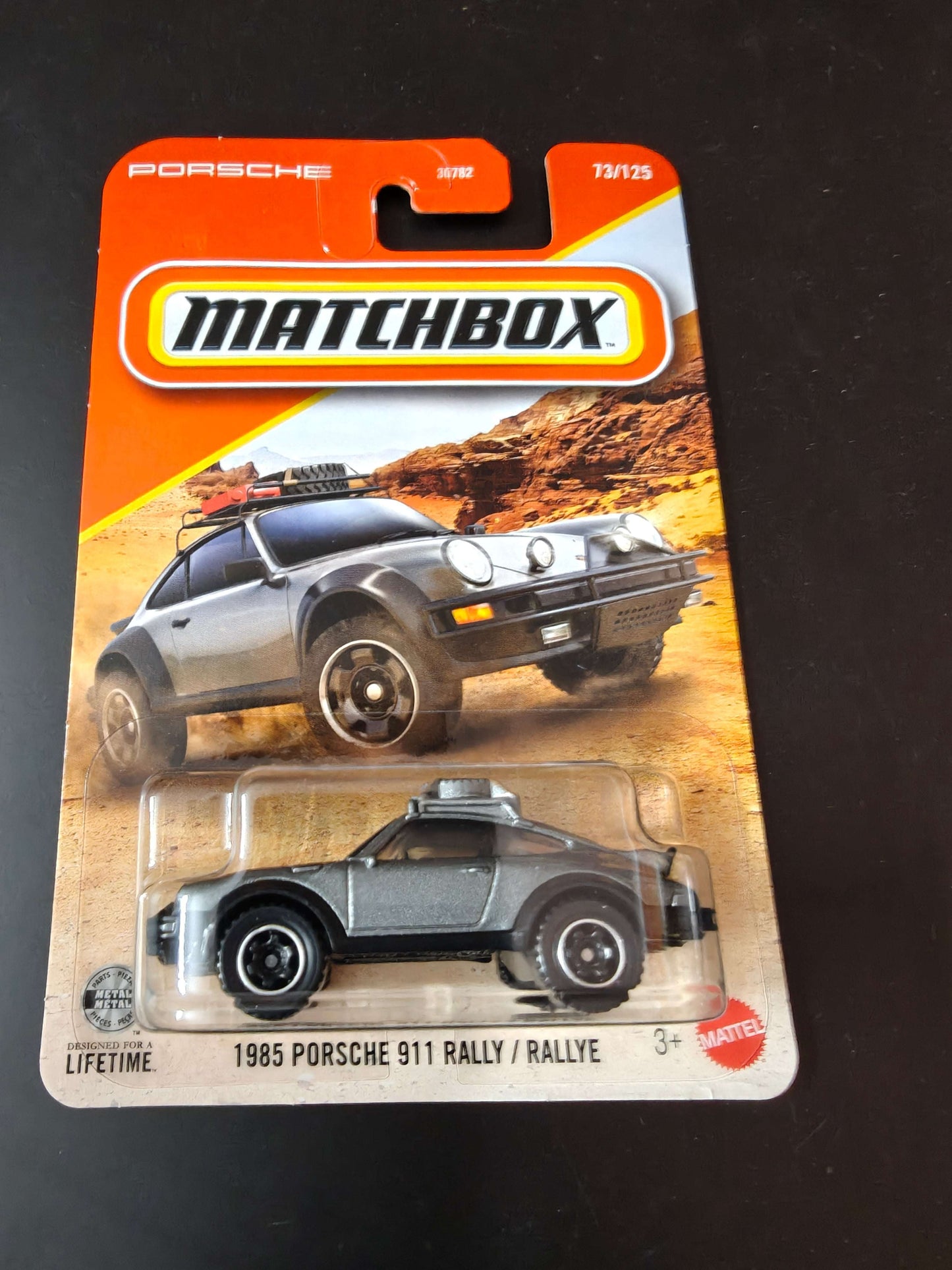 Matchbox Blistor 2026 : 1985 Porsche 911 Rally / Rallye