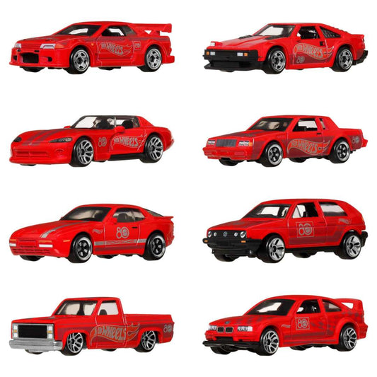 Hot Wheels Silver Series Mattel 80Th Anniversary 8-Pack