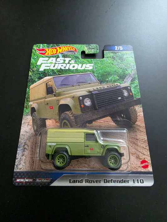 Hot Wheels Premium Land Rover Defender 110 Fast & Furious   | Imported Diecast - Zoomsters India