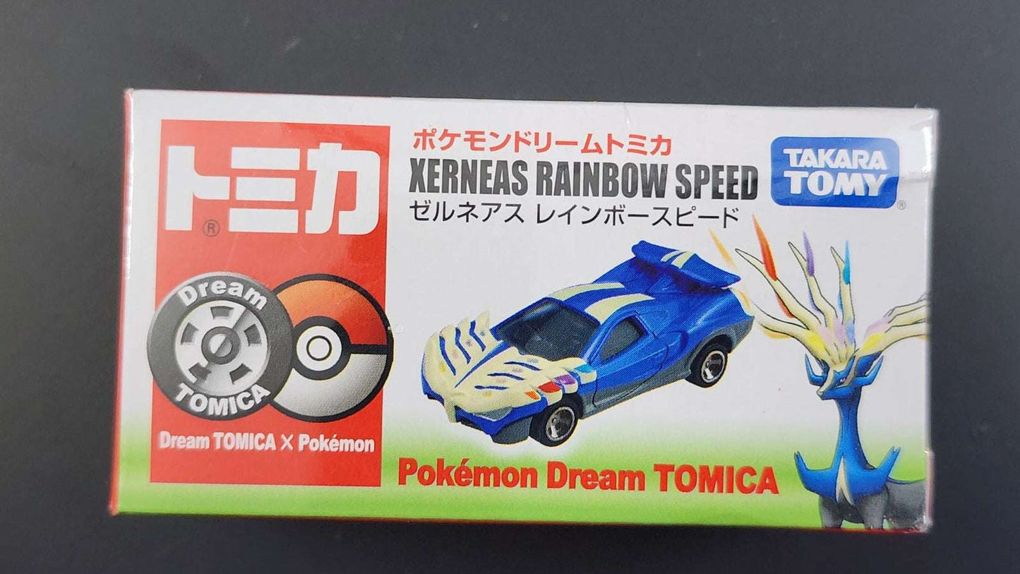 Takara Tomy Dream Tomica Pokémon Xerneas Rainbow Speed Die-cast Car