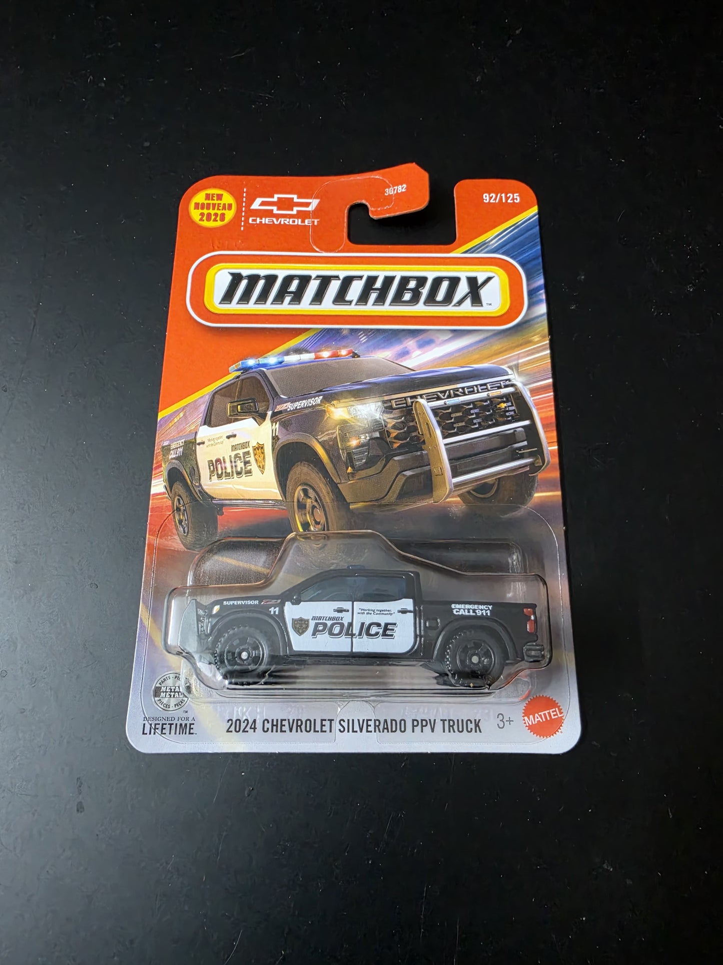 Matchbox Blister 2026: 2024 Chevrolet Silverado PPV Truck