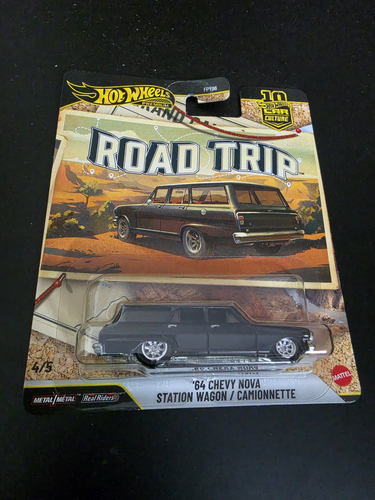 Hot Wheels Premium Car Culture Road Trip – Complete 5-Car Set