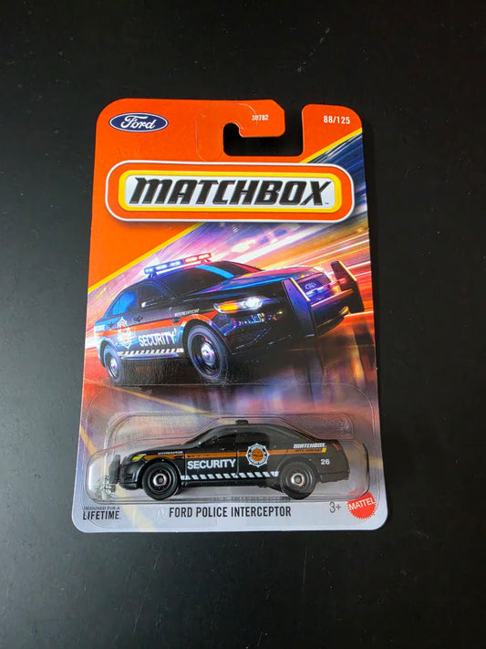 Matchbox Blister 2026: Ford Police Interceptor - Zoomsters India
