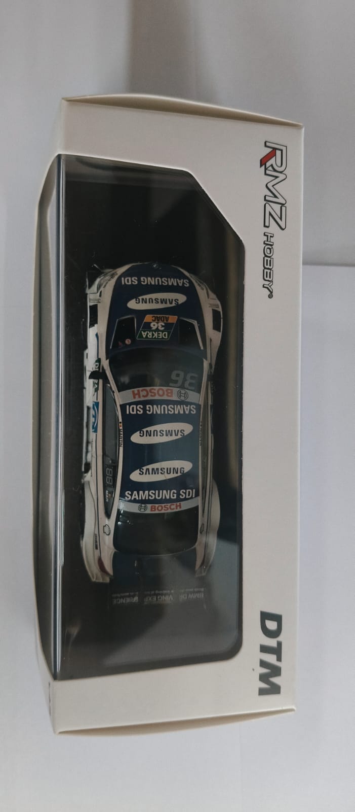RMZ DTM 1:43 Scale (4.5inches) Die Cast Scale Model BMW M4 (Samsung) DTM 2017 #36