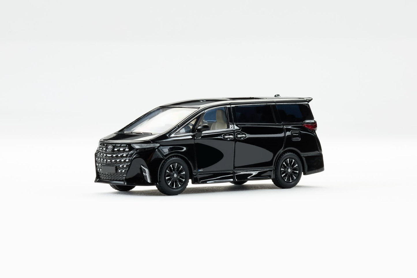 Massdi 1:64 2023 Toyota Alphard Black