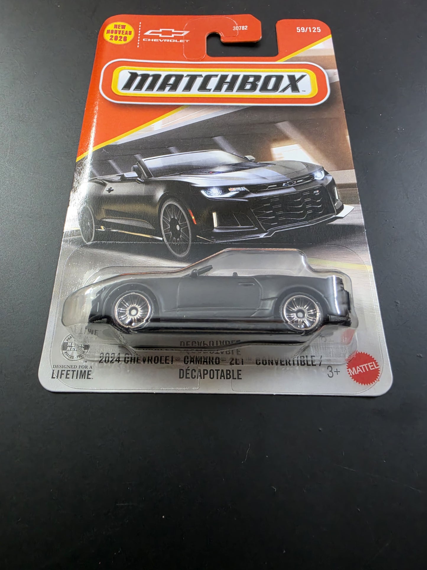 Matchbox Blister: 2024 Chevrolet Camaro ZL1 Convertible / Decapotable