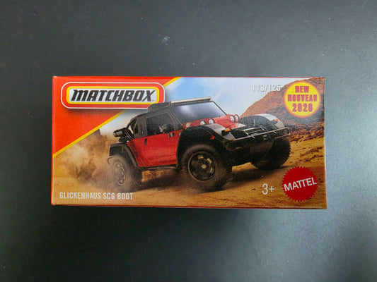 Matchbox Mainline Box edition 2026 : Glickenhaus SCG Boot