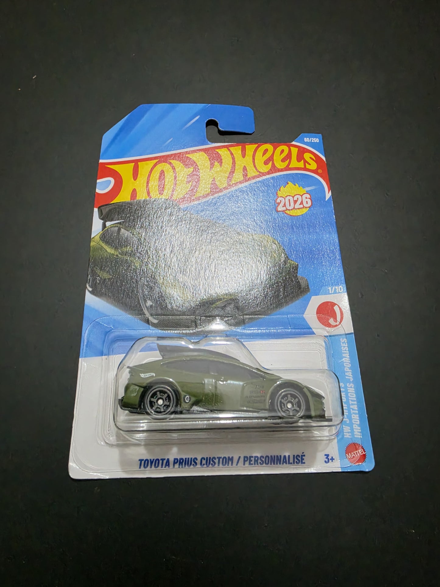 Hot Wheels Mainline N Case 2026 : Toyota Prius Custom / Personnalise
