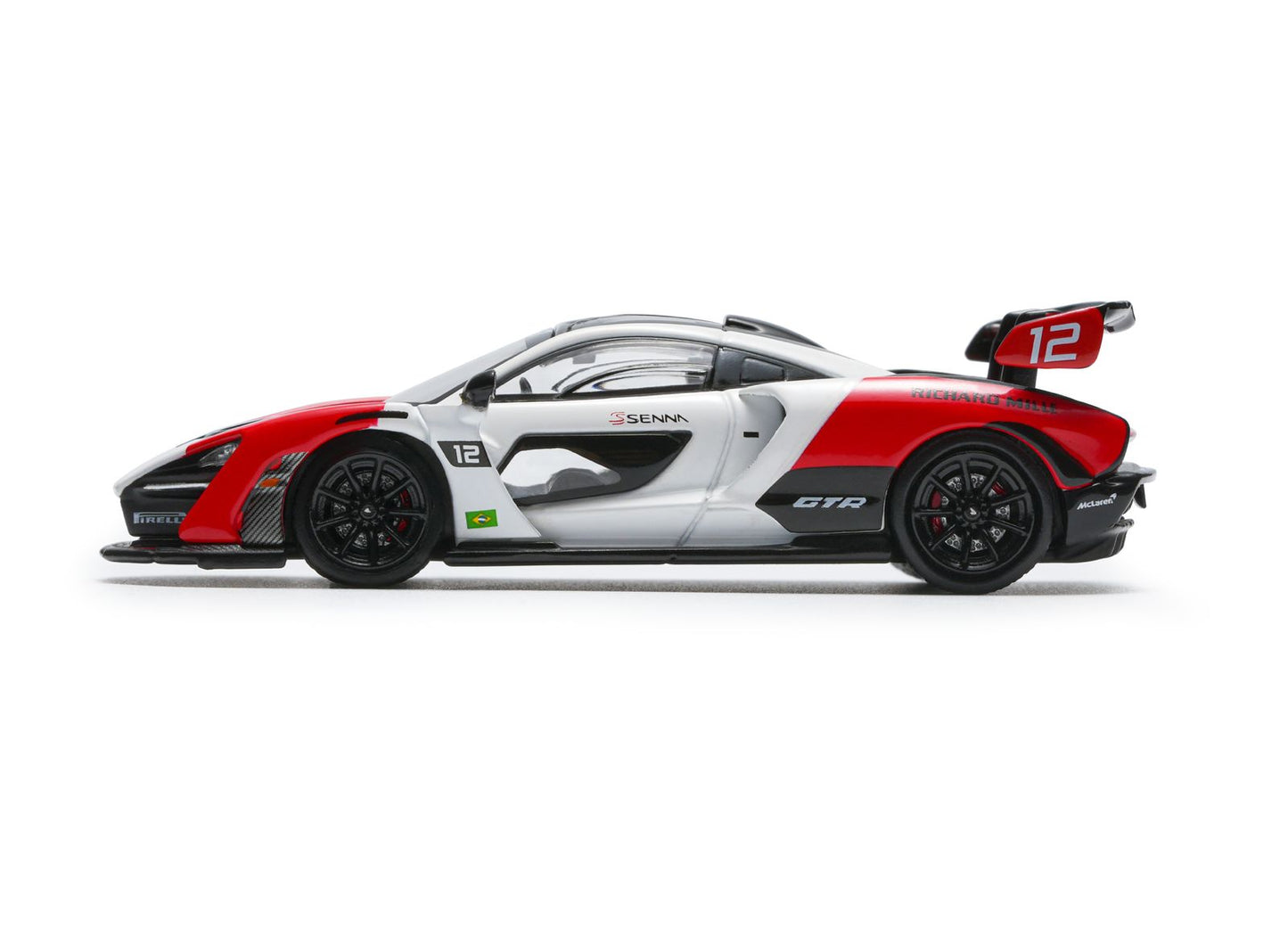 Massdi 1:64 McLaren Senna White red