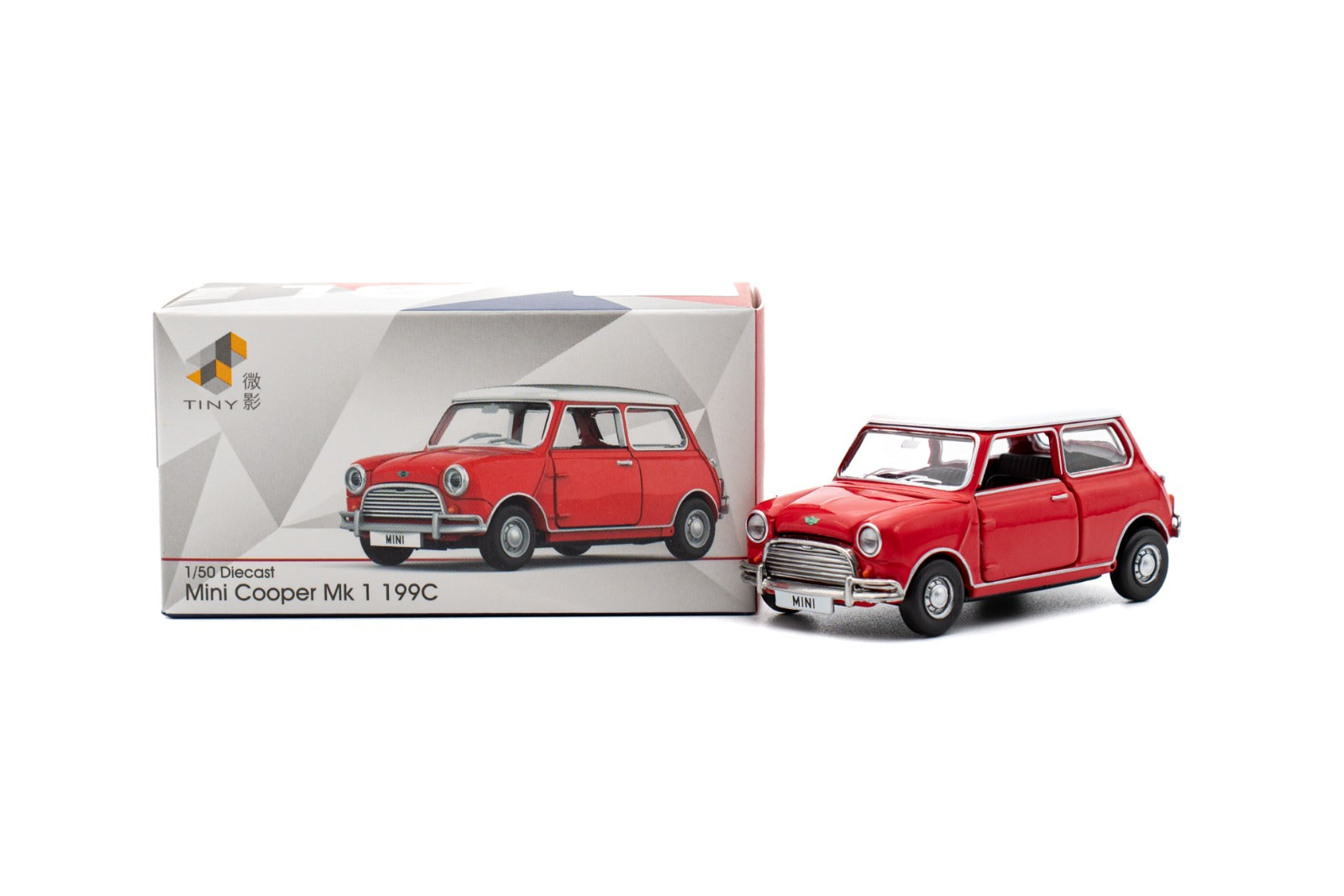 Tiny City Diecast Model Car 1:50 scale- Mini Cooper MK1 199C ATC66209 - Zoomsters India