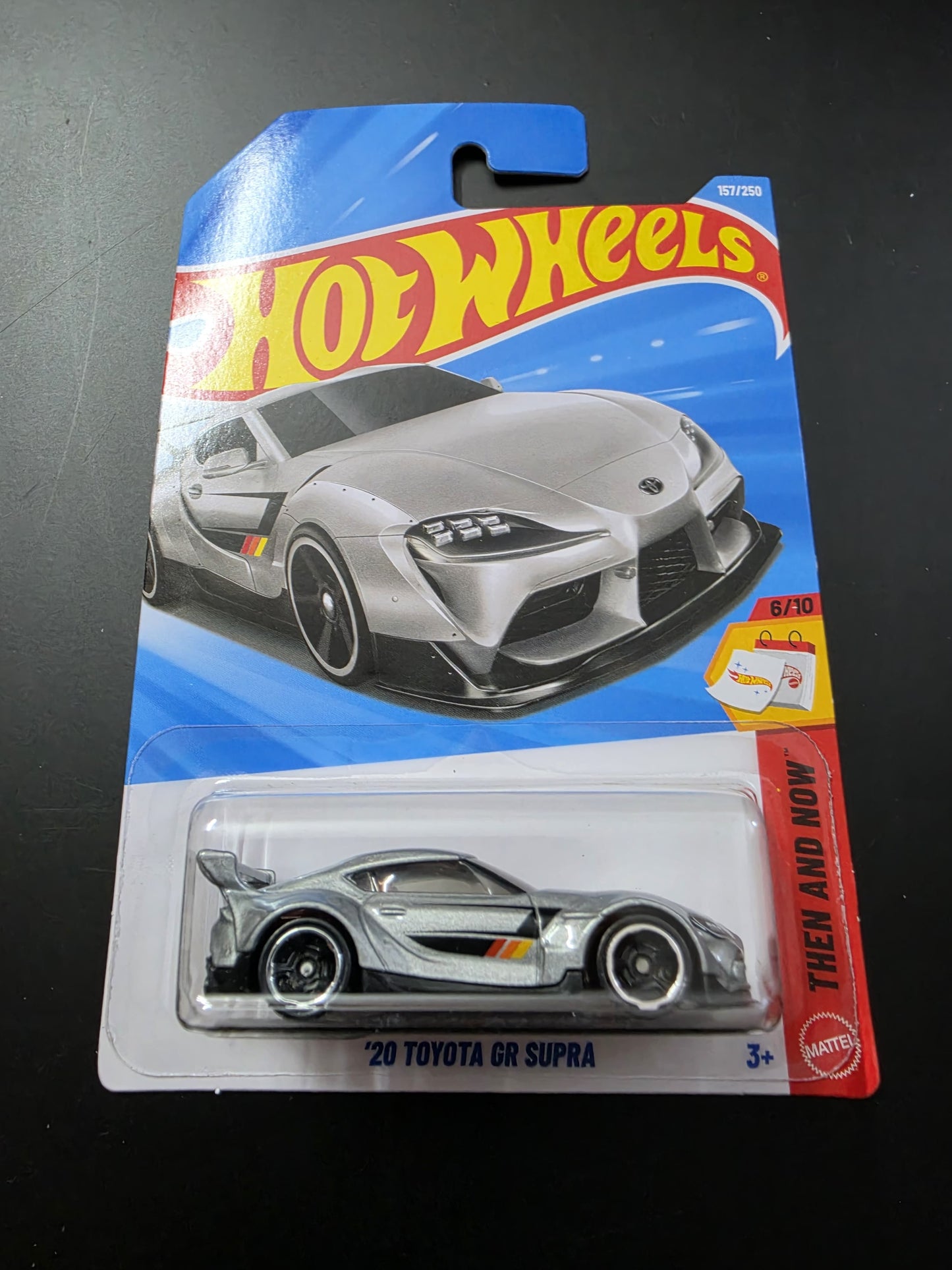 Hot Wheels Mainline G Case 2026: 20 Toyota GR Supra (Silver/M-Sport Livery)