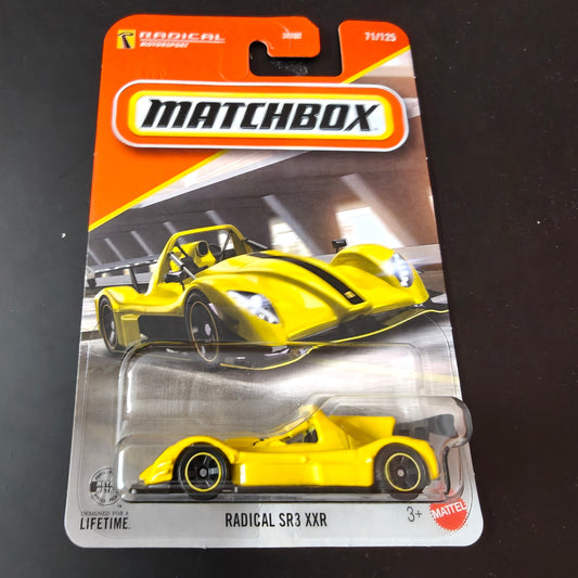 Matchbox Blistor 2026 : Radical SR3 XXR