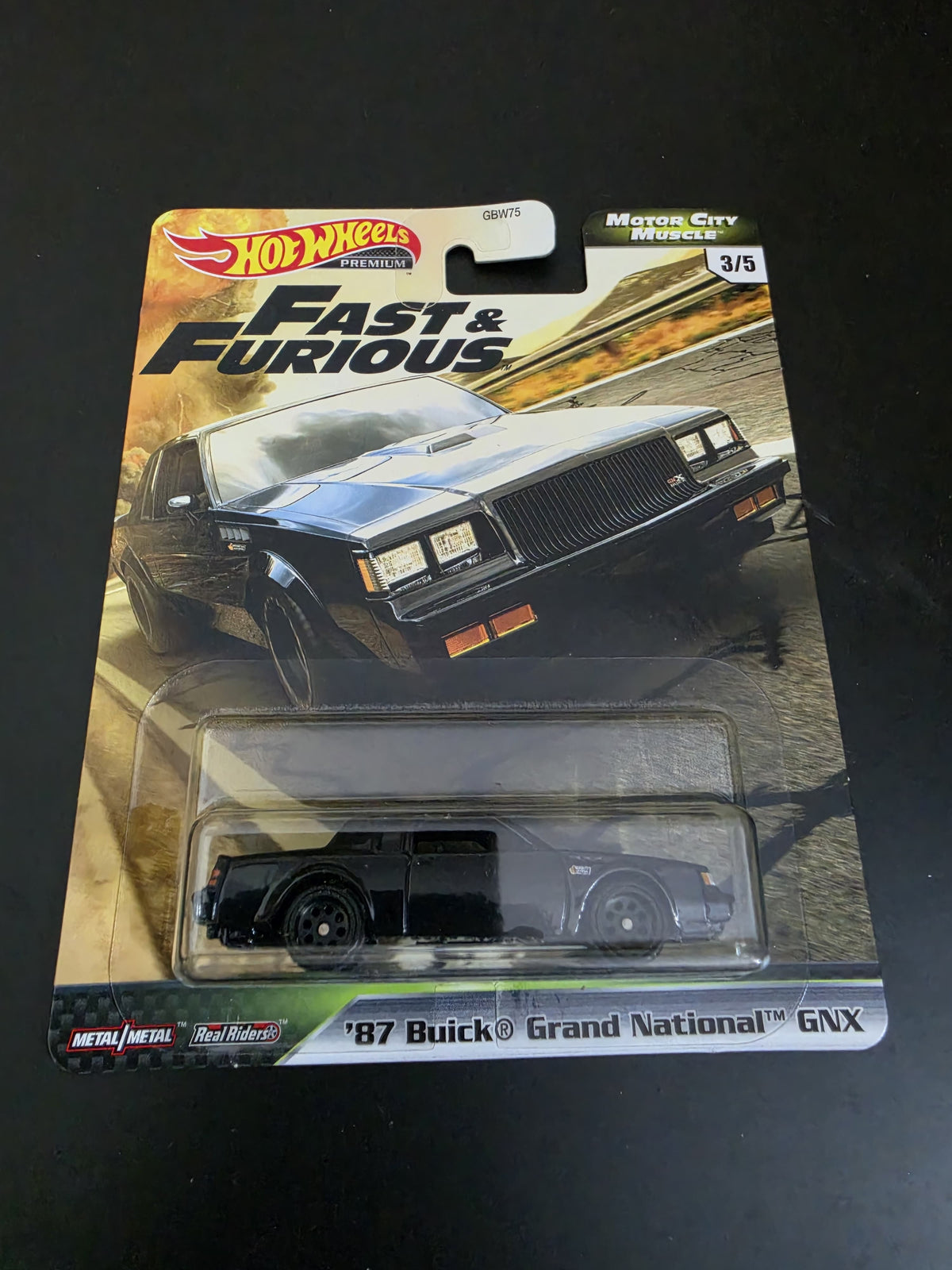 Hot Wheels Premium (Imported) : Fast & Furious -Motor City Muscle (Complete Set) - Blisters as per Images