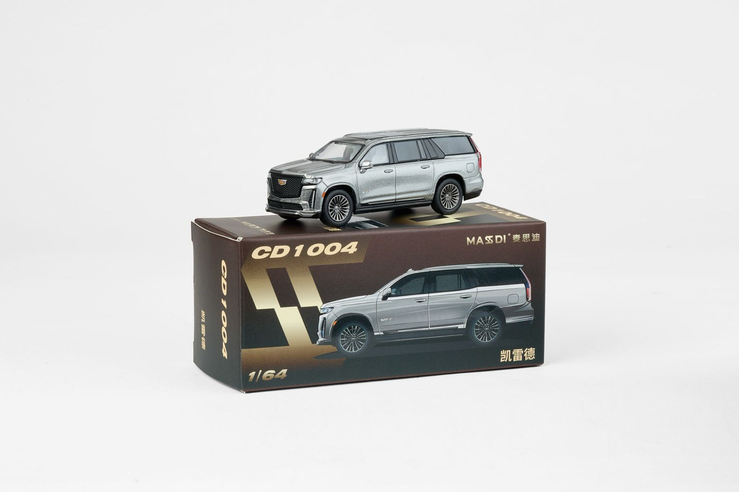 Massdi 1:64  Escalade Silvery