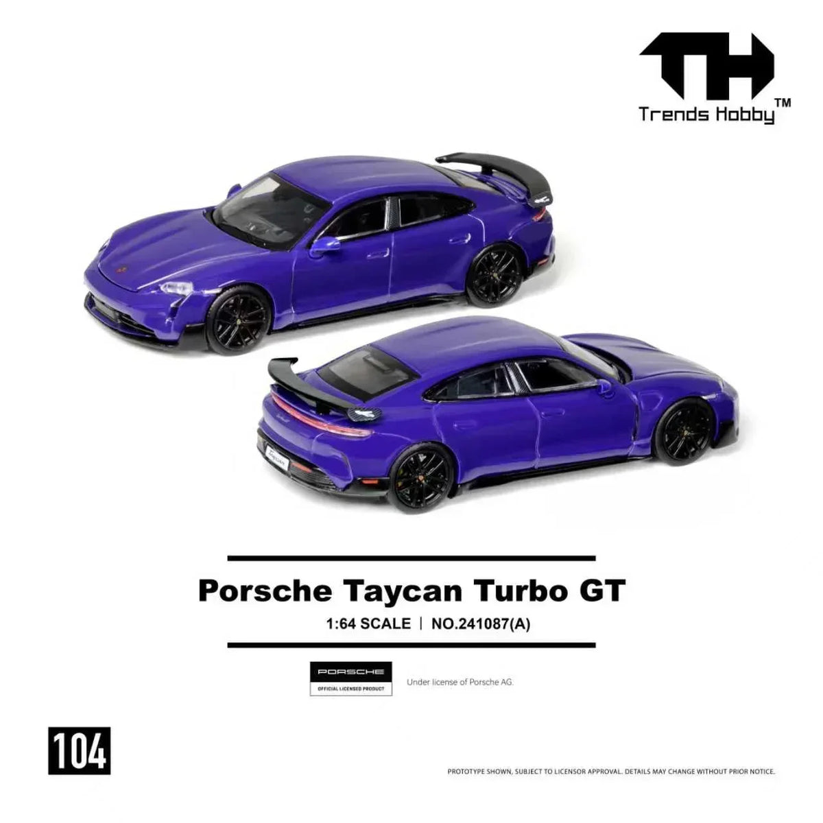 Trends Hobby  1/64: Porsche Taycan Turbo GT