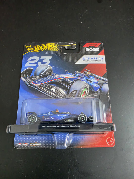 Hot Wheels Premium Formula 1 2026 pack of 2 - Atlassian Williams Racing #23 and Scuderia Ferrari HP #16