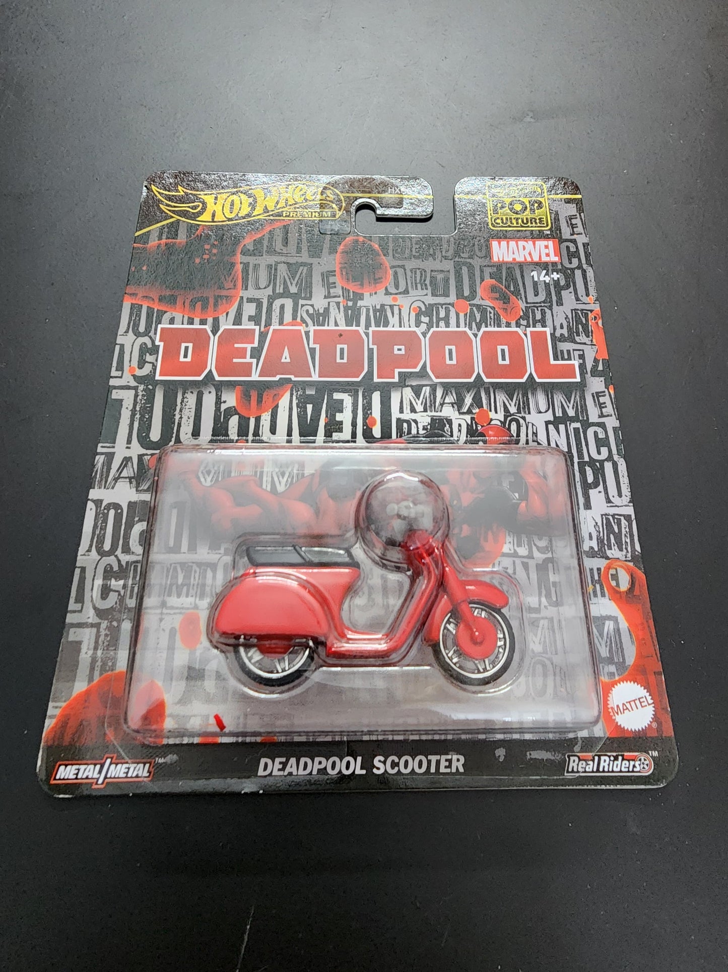 Hot Wheels Premium  :  Marvel - Deadpool Scooter