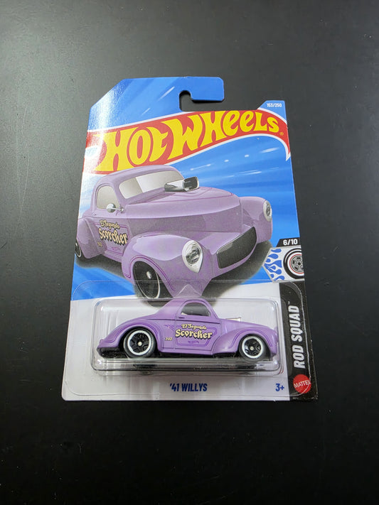 Hot Wheels Mainline G Case 2026: '41 Willys (Purple)
